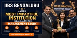 IIBS Bengaluru Named Most Impactful Institution in Bangalore for Management Study